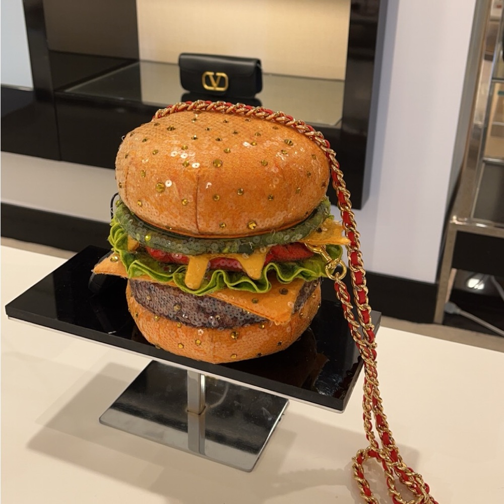Moschino Hamburger Crossbody RARE HTF